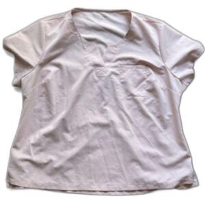Jaanuu Scrub Top – Size 3X Pale Rose